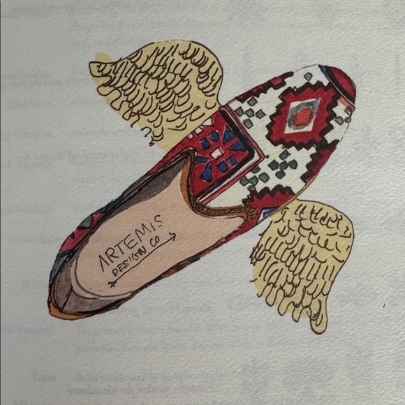 Artemis. Design Co. Kilim slide shoes - Picture 12 of 12